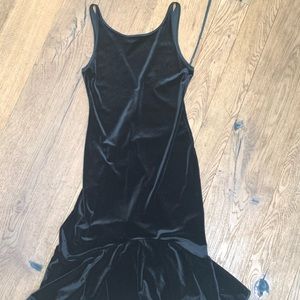 Black Velvet Armani Collezioni Dress